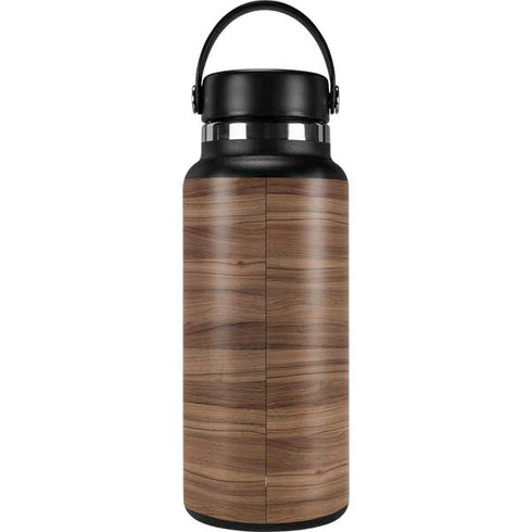 Natural Walnut Wood Hydro Flask 32oz Wide Mouth Skin